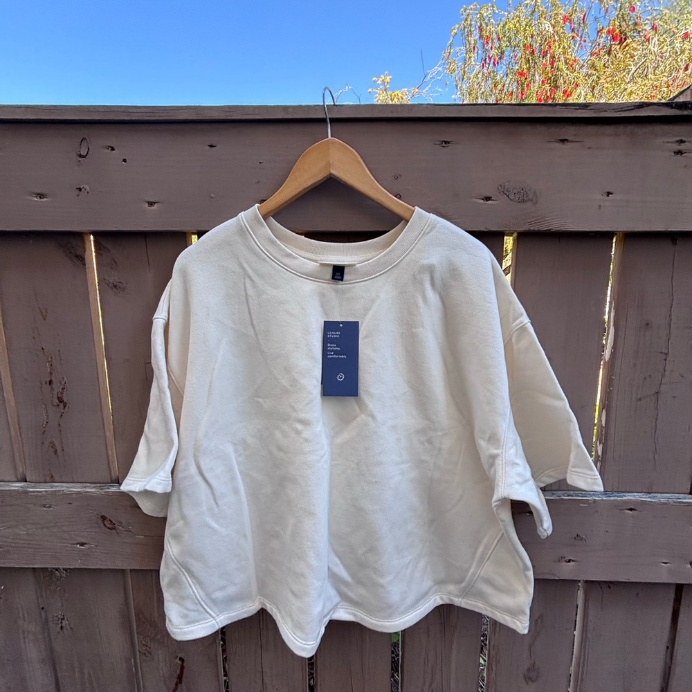 🎉NWT🎉 Universal Thread Cream Scoop Neck Sweater - Picture 2 of 14